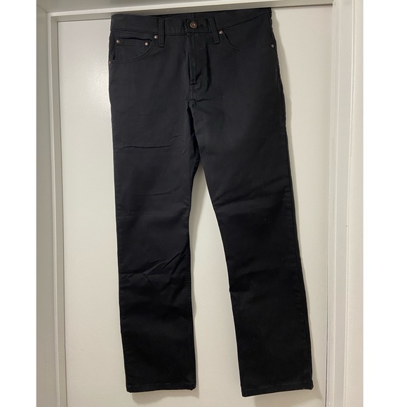Mens Wrangler Slim Straight Stretch Pants - Picture 3 of 4